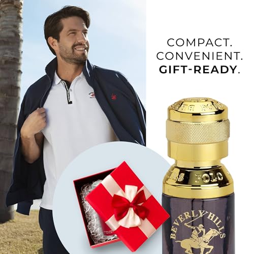 Beverly Hills Polo Club BHPC Men's Eau De Toilette Bonus Pack, 1.7oz EDT + Bonus EDT Pocket Spray (Classic)