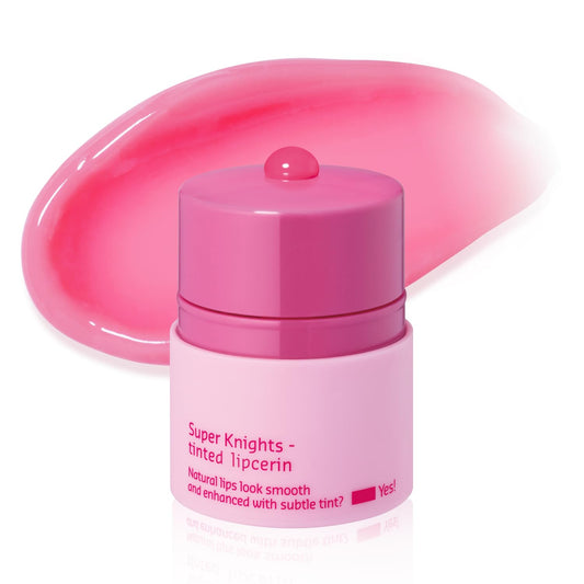 belif Super Knights Tinted Lipcerin - Berry | Hydrating & Tinted Lip Butter Balm with Peptides & Multivitamin Complex | Smooths Lip Texture & Strengthens Barrier | Korean Skincare for Teens & Women