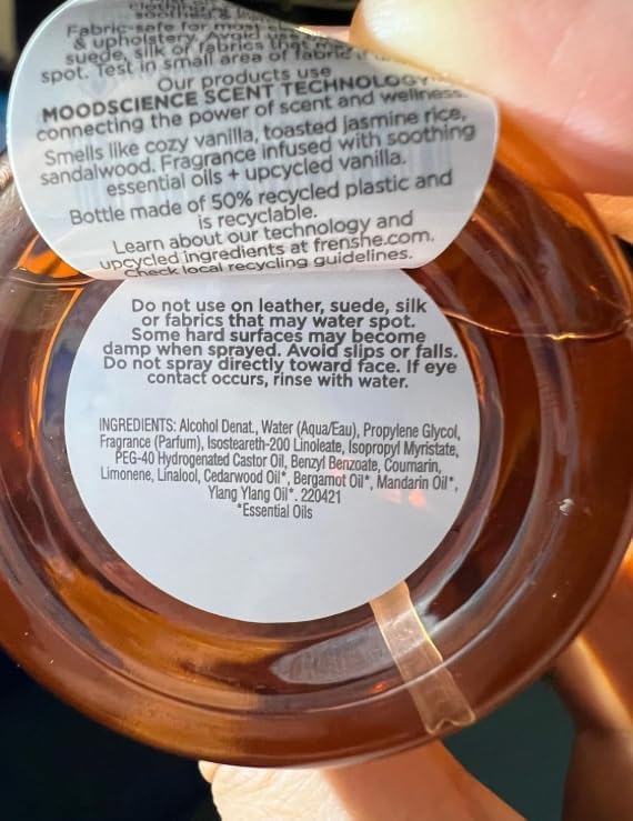 Being Frenshe Hair, Body & Linen Mist Body Spray with Essential Oils - Cashmere Vanilla - 5 fl oz (Pack of One)