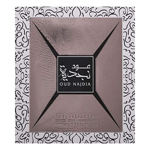 Lattafa Perfumes Oud Najdia for Unisex Eau de Parfum Spray, 3.4 Ounce