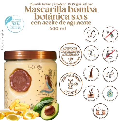 KIT 5 Crecimiento Acelerado y Ultra Reparador S.O.S: Shampoo de Cebolla, Mascarilla para el Cabello, Acondicionador Intensivo PLEX, DUO Termoprotector para Cabello con Feromonas (+ Obsequio Ritual)