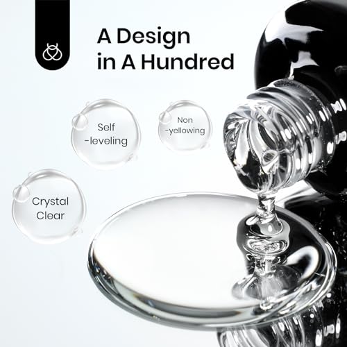 Beetles Nail Blooming Gel: 2 Pcs 15ml Clear Uv Led Blooming Gel Nail Polish for Spreading Effect Blossom Marble Natural Stone Watercolor Floral Print Soak off Nail Diy Design