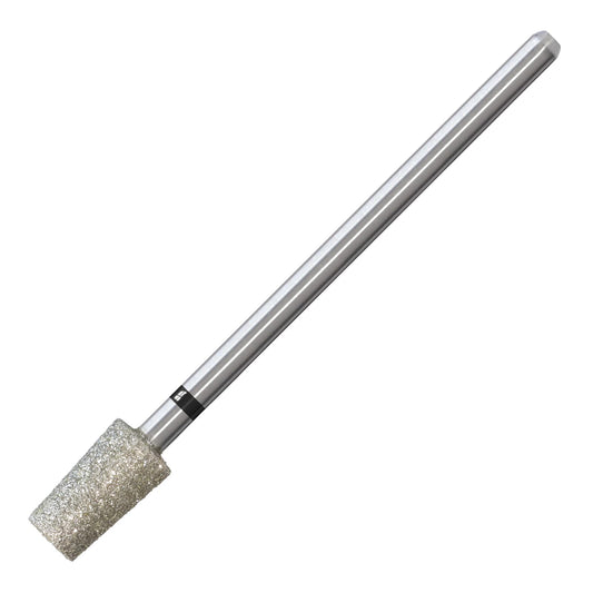 HYTOOS 5mm Large Tapered Barrel Cuticle Clean Nail Drill Bit, Russian Diamond Nail Bits Professional Safety Under Nail Cleaner Burr for Cuticle Dead Skin, Electric Nails Drill Accessories, Medium