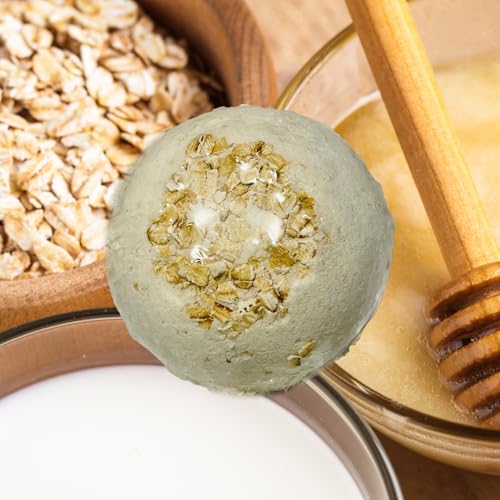 Goat's Milk Oatmeal and Honey Luxury Bath Bombs
