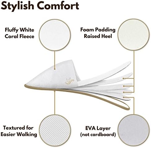 BERGMAN KELLY - Spa Slippers - Disposable Indoor House Slippers - Closed Toe House Shoes for Men & Women - Value Pack Hotel Indoor Shoes for Guests - Washable & Reusable for Travel & Wedding