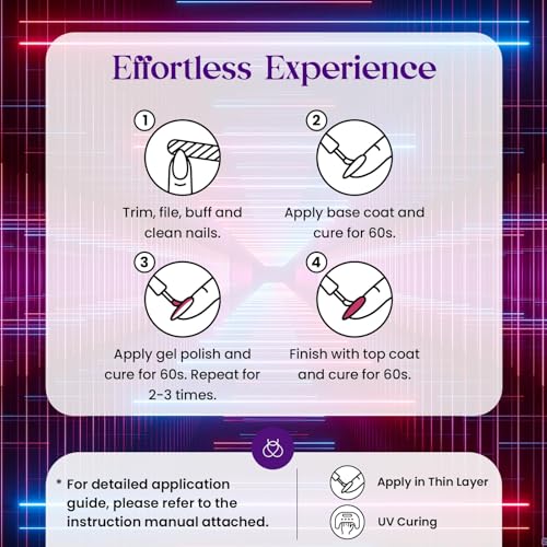 beetles Gel Polish 6 Colors Jelly Gel Nail Polish, Pink Red Black Blue Green Purple Sheer Jelly Gel Polish Translucent Effect Nail Concealer Spring Summer Gel Soak Off UV Manicure Gift for Women