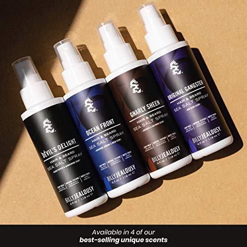 Billy Jealousy Sea Salt Spray, Texturizing and Volumizing Hair Spray for All Hair Types and Beard Lengths