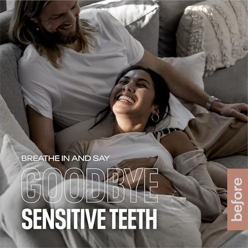 Before | Sensitive Anti-Cavity Toothpaste | Vegan, Reduces Plaque for Gum Health, Balanced Foaming, Low Abrasion, Long Lasting Minty Fresh Breath, Plant-Based 3.5oz Tubes, Made in The USA — 2 Pack