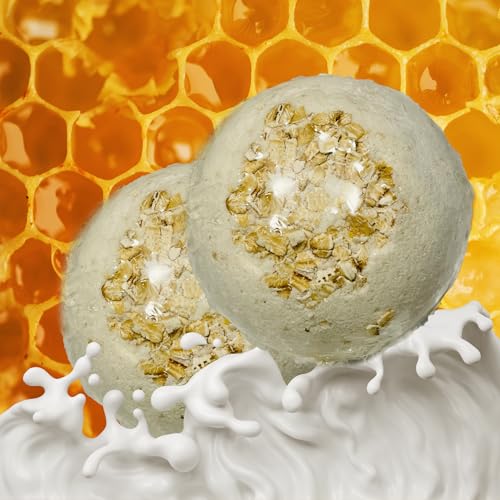 Goat's Milk Oatmeal and Honey Luxury Bath Bombs