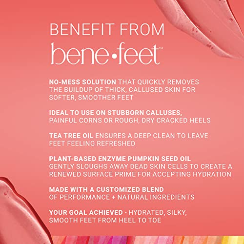 Benefeet Best Foot Forward Peeling Spray - May Help Rejuvenate + Smooth for Cracked Heels, Corns + Calluses Made w/Shea Butter, Apple Cider Vinegar + Tea Tree Oil, 6.7 oz (1 Pack)