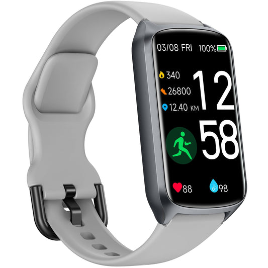 Health Fitness Tracker with 24/7 Heart Rate, Blood Oxygen, Blood Pressure, Sleep Tracker, 5ATM Waterproof Activity Trackers with Step Tracker, Pedometer (S & L Bands Included)…