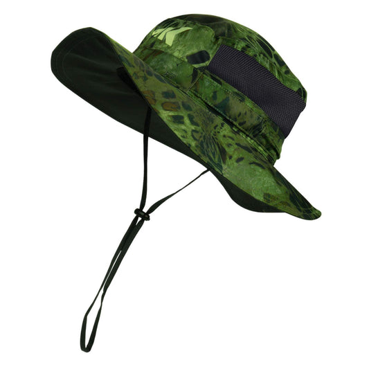 KastKing Sol Armis UPF 50 Boonie Hat - Sun Protection Fishing Hat, Beach & Hiking Hat, Paddling, Rowing, Kayaking Hat,Ambush