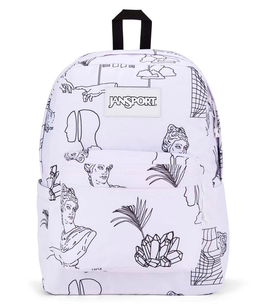 JanSport SuperBreak Backpack - Durable, Lightweight Premium Backpack - Color Me Vaporwave