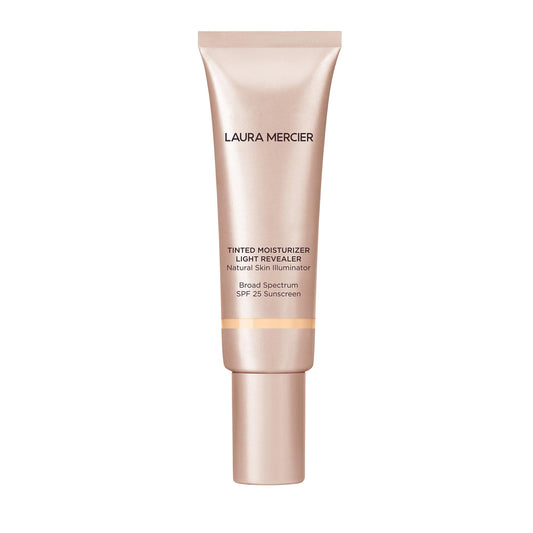 Laura Mercier Tinted Moisturizer Light Revealer Natural Skin Illuminator with SPF 25: All Day Hydration, Ultra-Sheer Coverage, Luminous & Radiant Finish, Skin Tint, Cameo