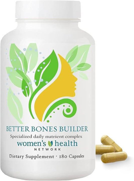 Better Bones Builder - Intensive 32-Ingredient Formula for Women - Build Strong Bones for Life - 30 Day Supply