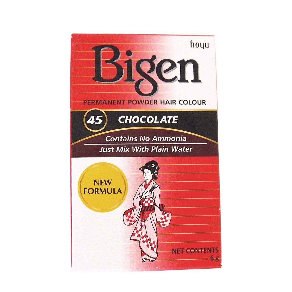 Bigen Powder Hair Color, Chocolate, 0.21 Oz (BU02P03505)