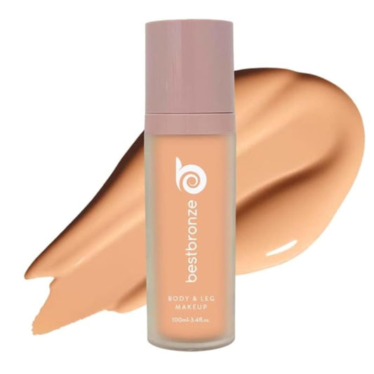 Best Bronze Bombshell Body Makeup - Tattoo Cover Up Makeup & Body Foundation Waterproof - Tattoo Concealer Waterproof for Scars, Varicose Veins Cover Up & Leg Foundation (C5 Peachy Beige)