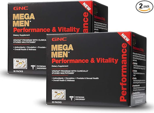 GNC Mega Men Performance Vitality - 30 Packs
