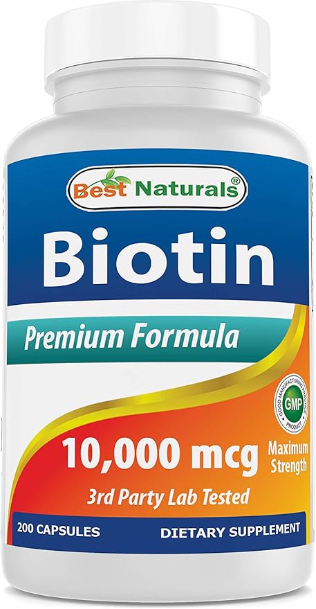 Best Naturals Biotin 10,000 Mcg & NAC - N Acetyl Cysteine 600 mg
