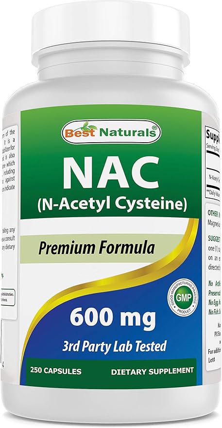 Best Naturals Biotin 10,000 Mcg & NAC - N Acetyl Cysteine 600 mg