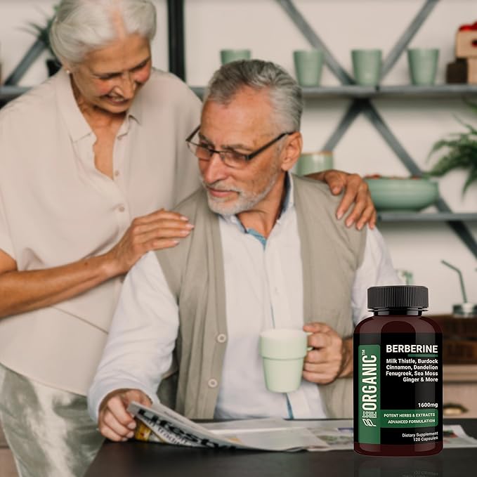 Berberine HCL+ Complex 1600mg - 120 Capsules - Supports Cardiovascular, Liver & Gut Health with Ceylon Cinnamon, Milk Thistle & Gut Blend - Third-Party Tested, Vegan, Non-GMO, Gluten-Free