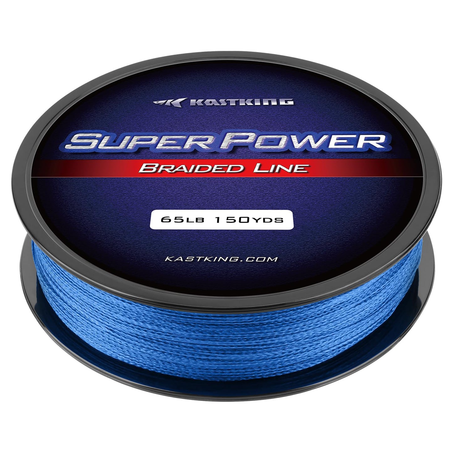 KastKing Superpower Braided Fishing Line, Ocean Blue, 8LB, 150 Yds