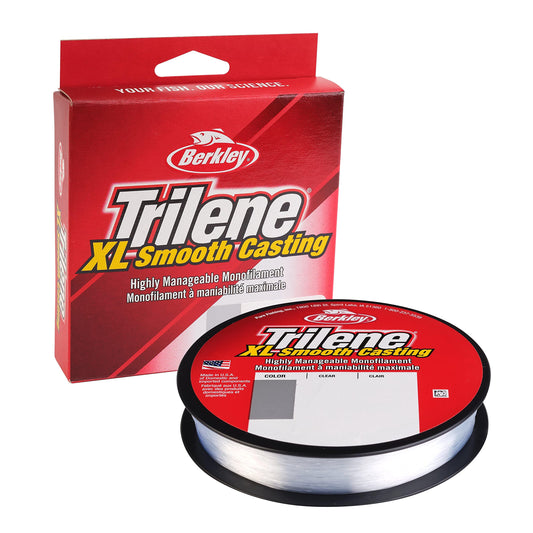 Berkley Trilene® XL®, Clear, 30lb | 13.6kg, 250yd | 228m Monofilament Fishing Line, Suitable for Freshwater Environments