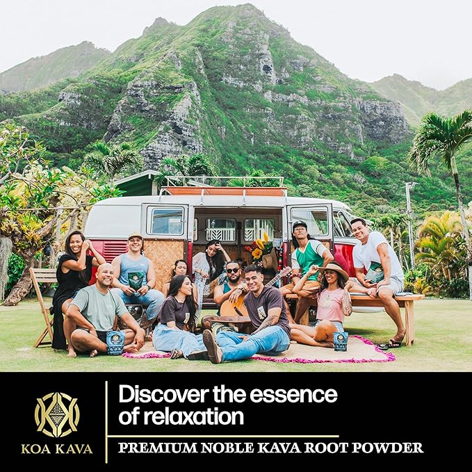 Koa Kava Premium Sample Kit: Medium Grind Tongan, Vanuatu Waka and Fijian Waka Kava Powder