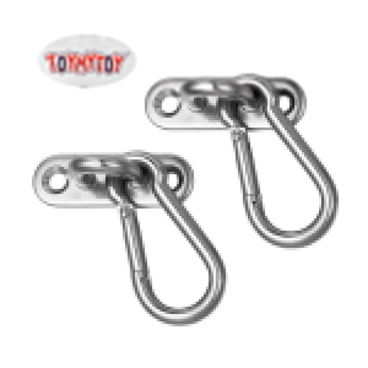 Hemobllo 2 PCS Heavy Duty Hammock Sandbag Hooks U Shaped for Home Gym Use
