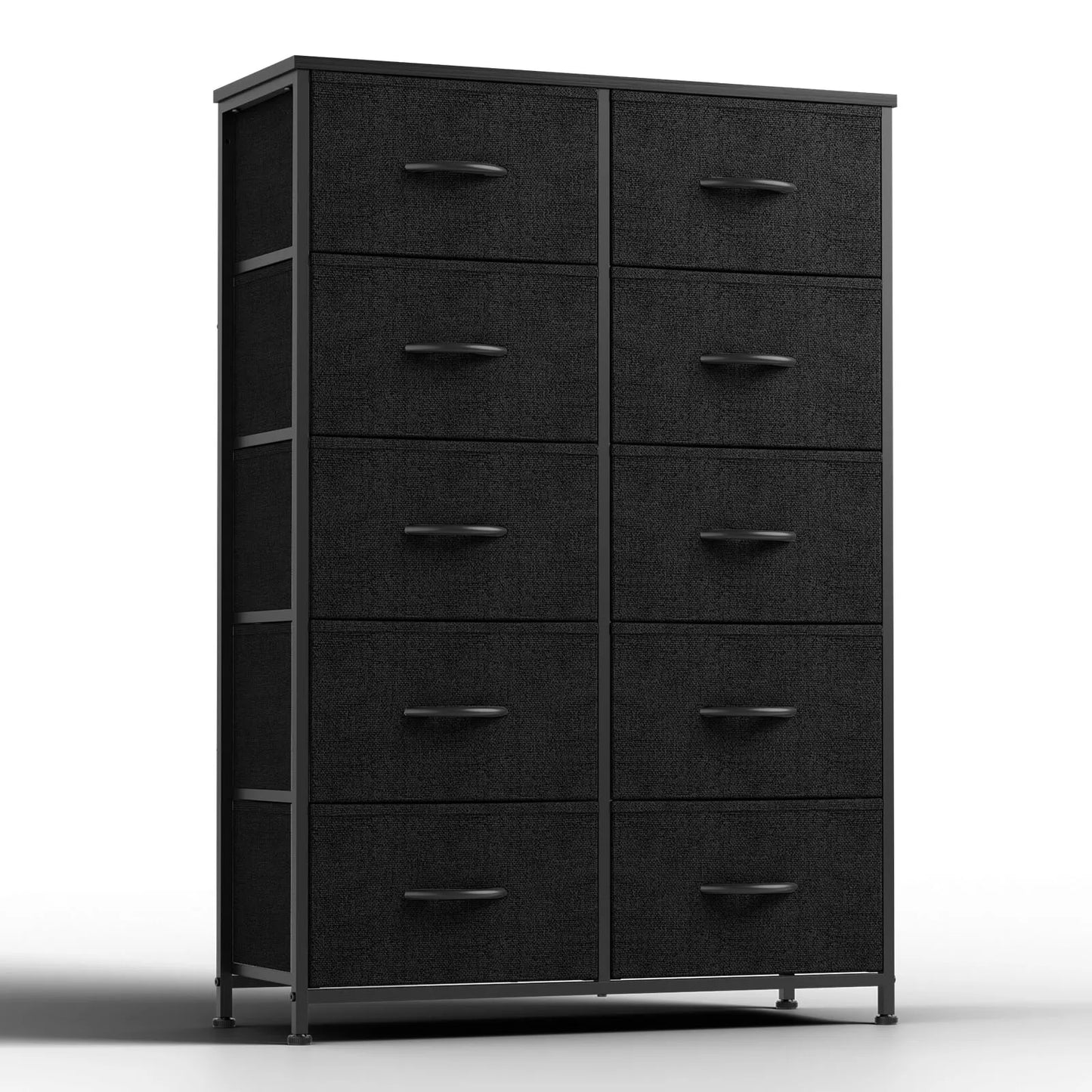 JHK Table with 10 Fabric Drawers