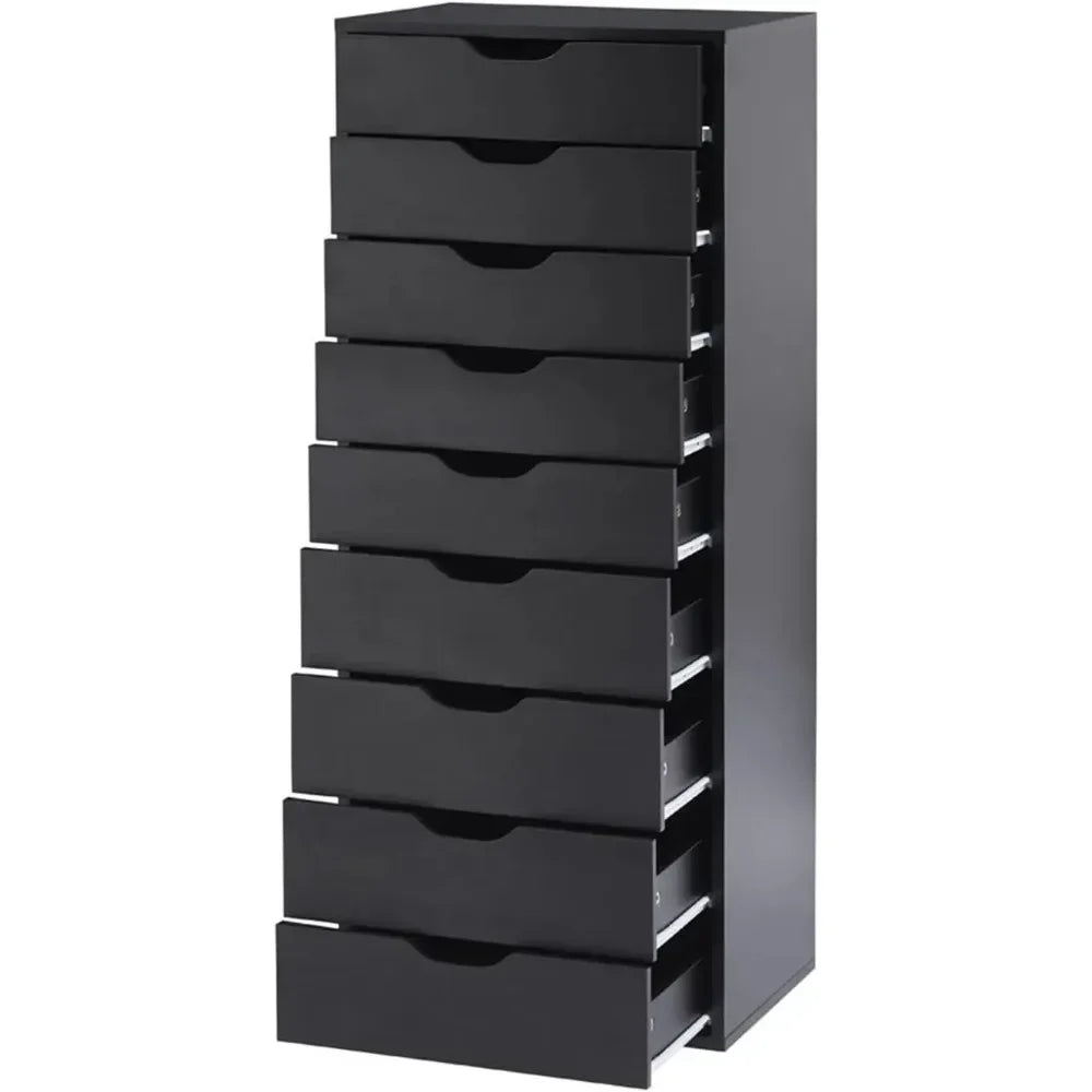 Bianca 9-Drawer Wood Storage Dresser