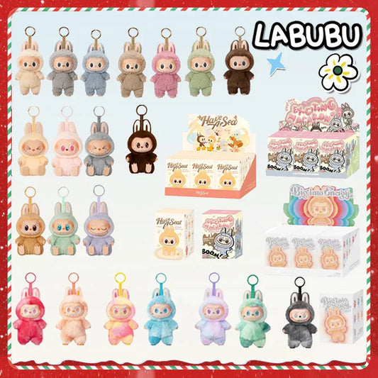 Labubu V3 Heartbeat Macaron Statue