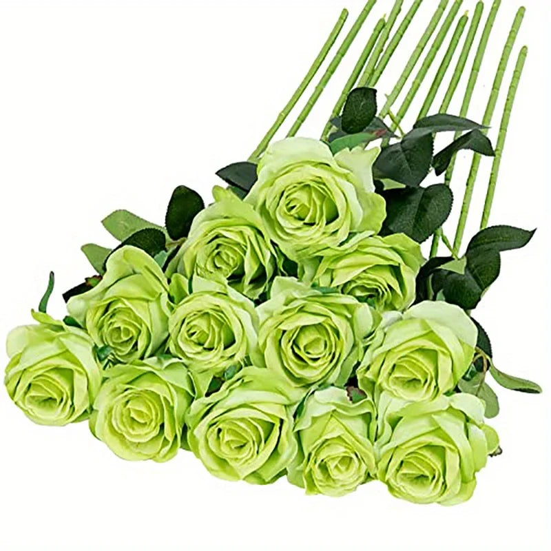 20PCS Realistic Artificial Rose Bouquet