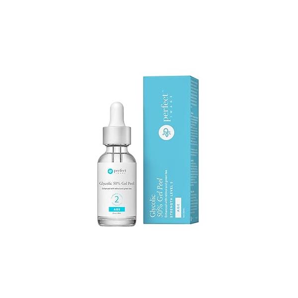 Glycolic Acid 50% Gel Peel - Enhanced with Retinol & Green Tea Extract (Professional Skin Peel)1 ounce