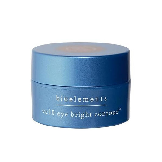 Bioelements vc10 Eye Bright Contour - 0.5 fl oz Clinical Creme with Triple-Sourced Antioxidant 10% Vitamin C Targets All Signs of Aging Vegan, Gluten Free Never Tested on Animals